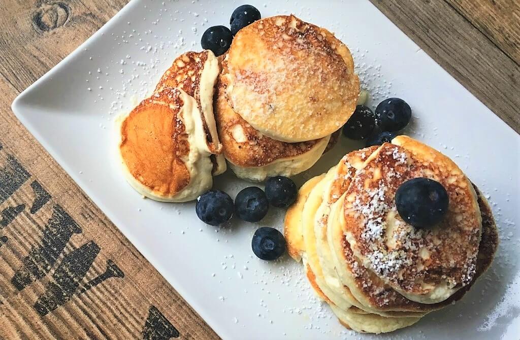 Pancakestack von oben