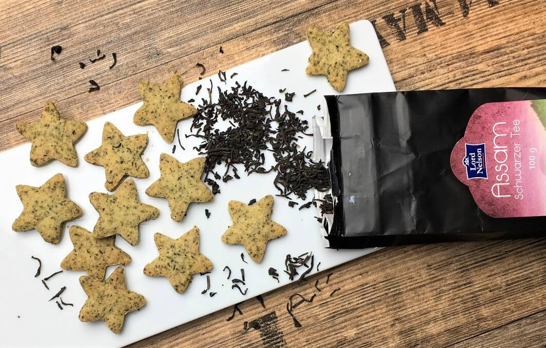 Schwarztee Cookies