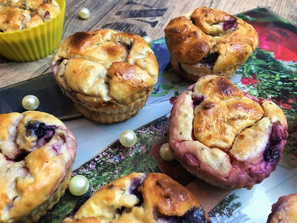 Quarkmuffins mit Beeren