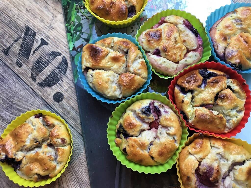 Leichte Muffins mit Quark