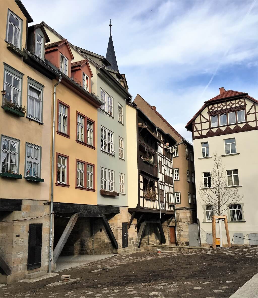 Fachwerkhäuser auf der Krämerbrücke