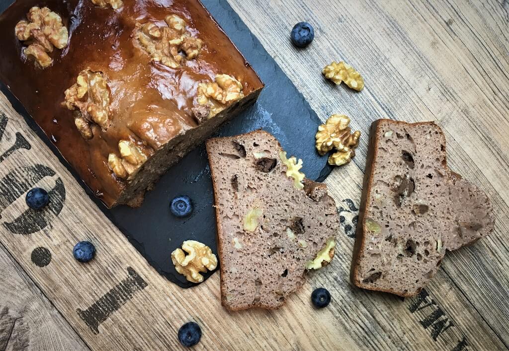 Bananenbrot mit Schokolade