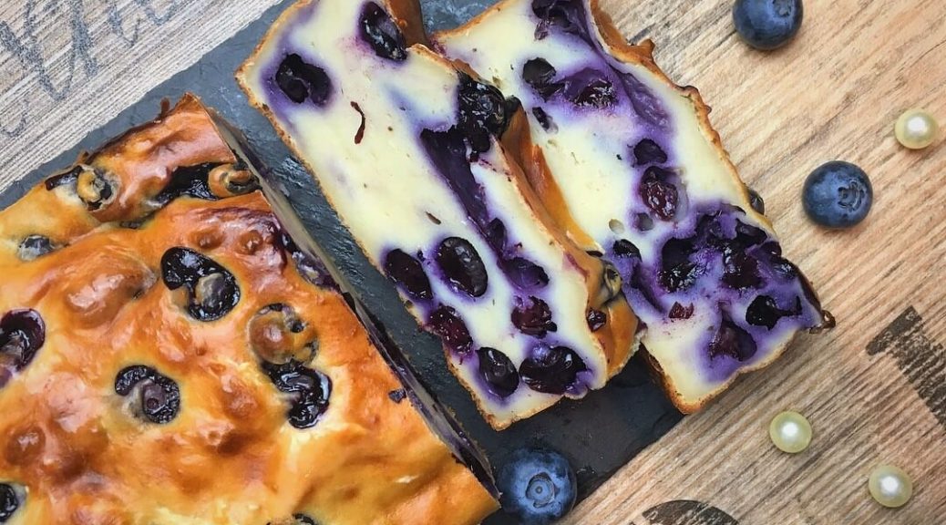 Banana Bread mit Blueberries