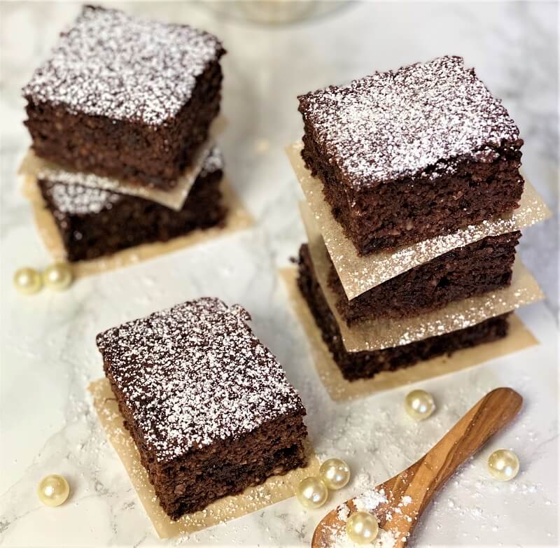 Low carb Brownies Rezept